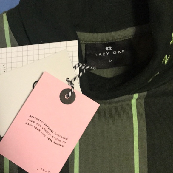 nwt vertical stripe lazy oaf turtleneck - Picture 4 of 4